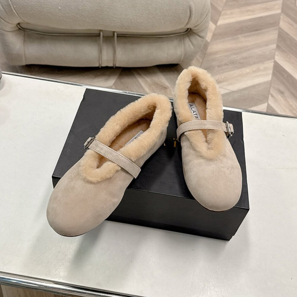 Alaia Plush Mules Tan Size EU 37 - Picture 3 of 9